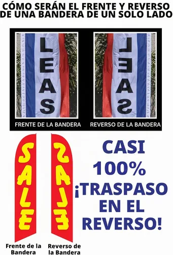 Vista 3 de Bandera de swooper con plumas de menudo, no requiere viento, solo bandera de repuesto
