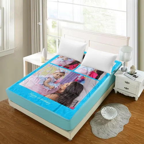 Vista 9 de Manta personalizada con imagen, mantas personalizadas para adultos y niños, manta de fotos personalizable, mantas personalizadas como regalo