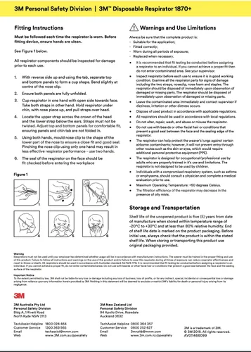 Vista 7 de 3M- Aura 1870+ Niosh Certified - Pack of 20, White