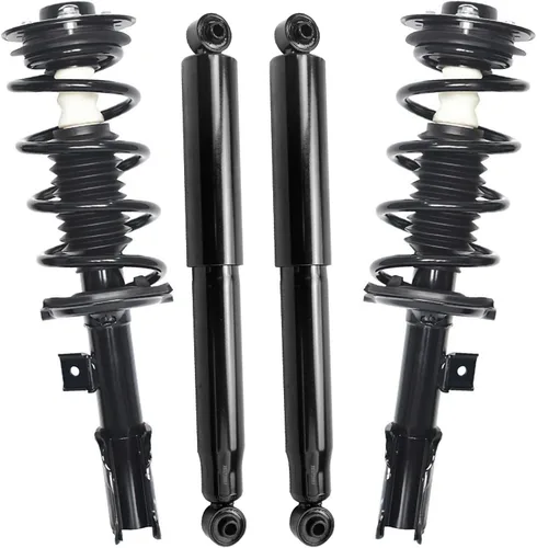 Vista 19 de Detroit Axle - Puntales y Amortiguadores para Chevy Traverse Buick Enclave GMC Acadia Saturn Outlook 2007-2012, 2 puntales delanteros con resorte