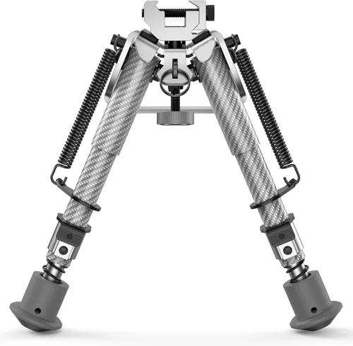 Vista 9 de EZshoot Carbon Fiber Rifle Bipod, 6-9 Inches, Picatinny Rail Adapter