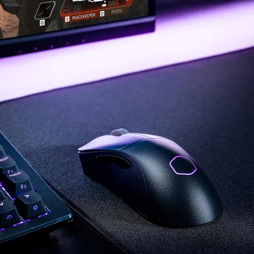 Vista 9 de Cooler Master MM731 - Ratón inalámbrico para juegos negro, ajustable de 19,000 DPI, palma, agarre de garra, 2.4 GHzBluetooth, sensor óptico PixArt