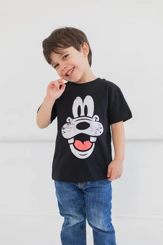 Vista 2 de Disney Mickey Mouse Goofy Donald Duck - Paquete de 3 camisetas para niños pequeños y grandes