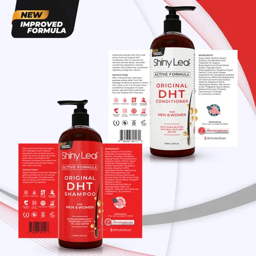 Vista 8 de DHT Blocker Champú y acondicionador - Para mujeres y hombres, fabricado en Estados Unidos, tratamiento contra la caída del cabello, con biotina