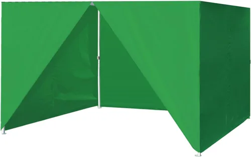 Vista 93 de Eurmax USA - Kit de paredes con cierre completo para toldo desplegable de 8x8 pies, solo 4 paredes (verde bosque)