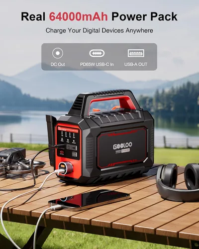 Vista 10 de GOOLOO GT Truck PRO 10000A y 64000mAh Arrancador con carga rápida de 65 W