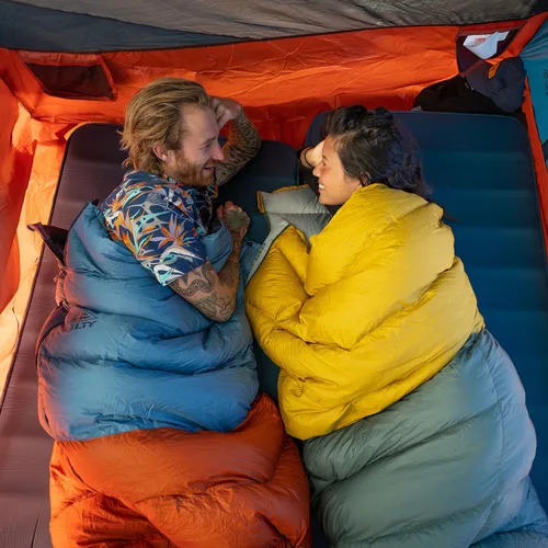 Vista 9 de Kelty Galactic Down - Saco de dormir de 30 grados, 550 Fill Power RDS Trackable Down, mochilero y campamento, cierre juntos para saco de dormir 2P