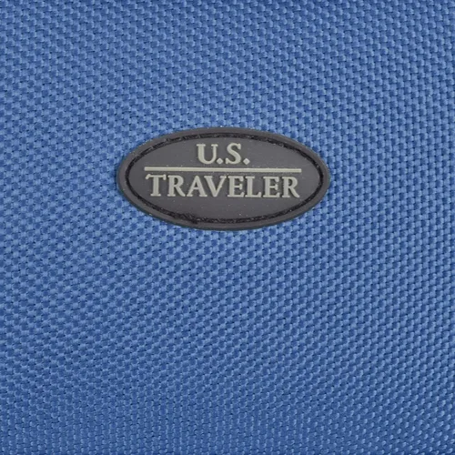 Vista 9 de Juego de maletas para equipaje de mano con ruedas, expandible, ligero U.S Traveler Rio (15 pulgadas y 21 pulgadas), Azul Royal), US5600