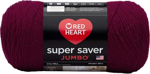 Vista 32 de Red Heart Super Saver Jumbo Ovillo de lana, Amatista