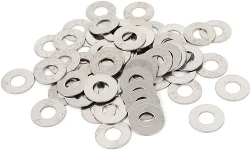Vista 7 de uxcell Arandela plana sellada de acero inoxidable M1.0.236 x 0.012 in para tornillo de perno 100Pcs