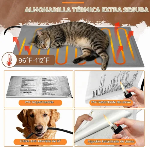 Vista 6 de Casa para gatos climatizada al aire libre para exteriores: aislamiento de invierno resistente a la intemperie 30 "x 14" × 20 " refugio