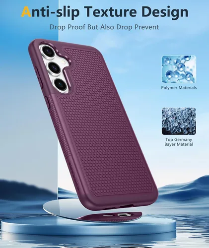 Vista 361 de FNTCASE Funda para iPhone 17 Pro: Fundas delgadas translúcidas de color azul claro compatibles con MagSafe, protección completa de la cámara