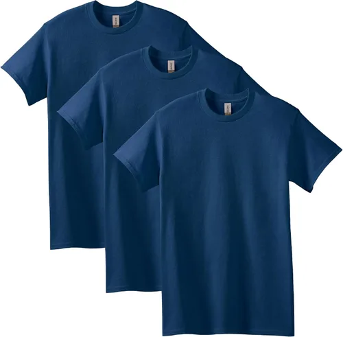 Vista 64 de Gildan Camiseta de algodón pesado para adultos, estilo G5000, paquete múltiple Gris ceniza (paquete de 2)