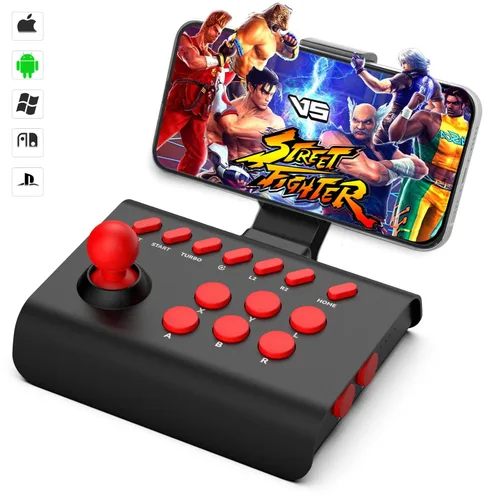 Vista 13 de arVin Arcade Fight Stick Joystick Game Controller for iPhone iOS Android PC Fighting Stick for Nintendo Switch/PS3/PS4 Arcade Rocker Gamepad with