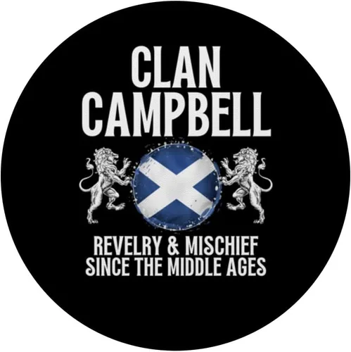 Vista 3 de Campbell Clan Scottish Apellido Scotland Heraldry PopSockets Standard PopGrip