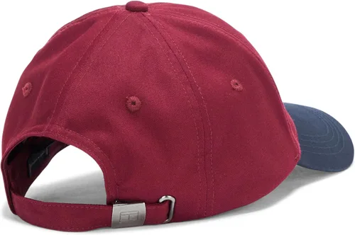 Vista 2 de Tommy Hilfiger Gorra de béisbol ajustable con logotipo de bandera de algodón para hombre