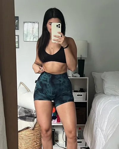 Vista 6 de AUROLA Dream Tie Dye Workout Shorts for Women Seamless Scrunch Soft Active Shorts
