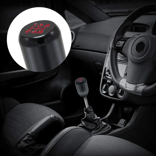Vista 4 de Cool JDM - Cubierta universal con peso para perilla de palanca de velocidades, manual o automática