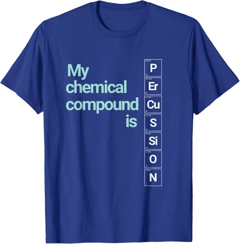 Vista 22 de Percussion Band Geek My Chemical Compound T-Shirt