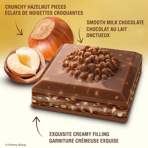 Vista 4 de Ferrero Rocher Leche Hazulnut, Au Lait con Ruidos
