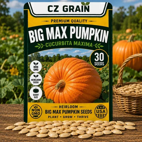 Vista 27 de CZ Grain Semillas para plantar, 40 pequeñas mezclas de calabaza