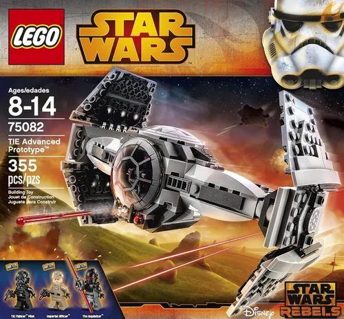 Vista 2 de Juguete para construir de Star Wars TIE de Lego