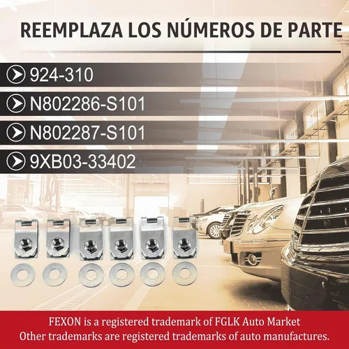Vista 3 de Kit de pernos de montaje de caja de camión de repuesto para Ford Ranger