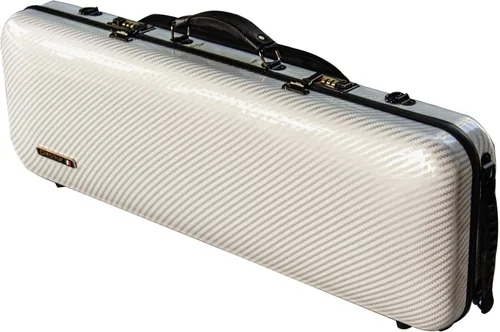 Vista 12 de Estuche para violín Christina 4/4 de tamaño completo de fibra de carbono de alta resistencia rectangular con candado de combinación y bolsa extra