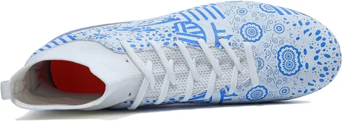 Vista 2 de HaloTeam Men's Soccer Shoes Firm Ground Soccer Cleats Adults Athletic OutdoorIndoor Professional Futsal Football Training Sneakers