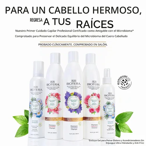 Vista 3 de Biotera Ultra Thick & Full Volumizing Conditioner for Fine, Limp Hair - Adds Volume & Fullness with Coconut & Coffee Extract, Enhances Shine &