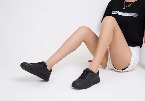 Vista 6 de Vepose Zapatillas de deporte clásicas de moda 8012 con cordones para mujer, zapatos cómodos y lindos