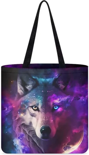 Vista 29 de Bolsa de tela para mujeres y niñas, bolsas de comestibles reutilizables