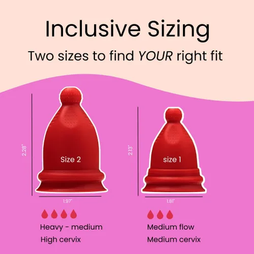 Vista 6 de Bfree - Taza menstrual reutilizable, sin fugas, tampón ecológico, producto alternativo de higiene femenina para adolescentes y mujeres
