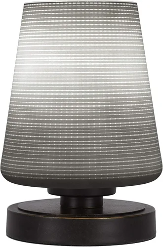 Vista 100 de Luna - Lámpara de mesa con 1 luz en granito oscuro (51-DG-300)