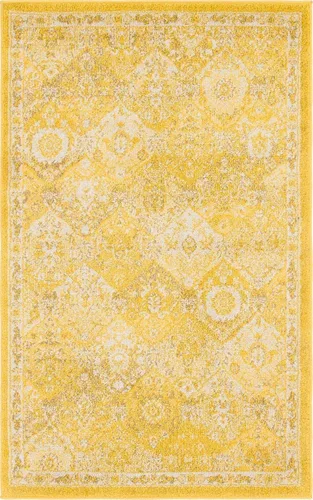 Vista 17 de Unique Loom Penrose Collection - Alfombra de área - Blake (2' 2" x 3' 1" Rectángulo, Verde/Beige)