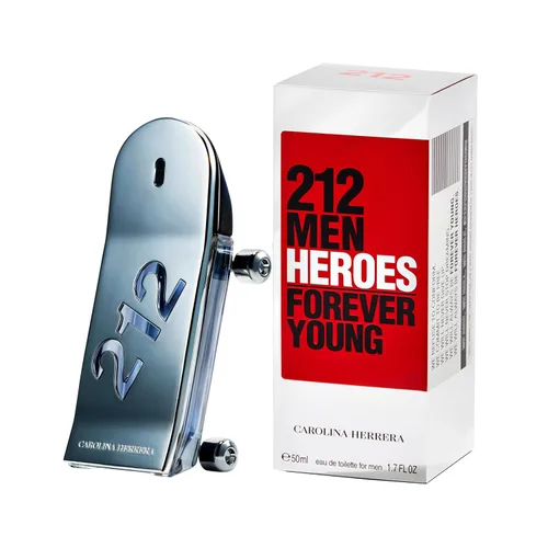 Vista 2 de Carolina Herrera 212 Heroes Forever Young Men EDT Spray 1.7 oz