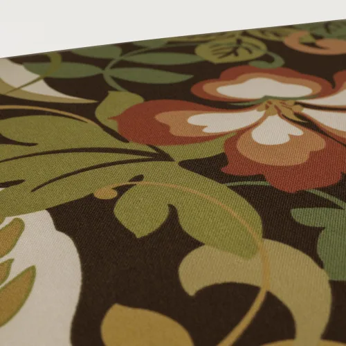 Vista 3 de Pillow Perfect Cojín floral para interiores y exteriores, con lazos y relleno de fibra de felpa, resistente a la intemperie y a la decoloración