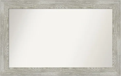 Vista 122 de Amanti Art Espejo personalizado, espejo de baño Alexandria Greywash, espejo de pared o espejo de tocador de baño sobre el fregadero