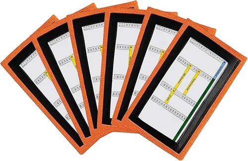 Vista 11 de Playbook Wristband QB, Adult Playbook,3 Slots, 6 Pack Negro