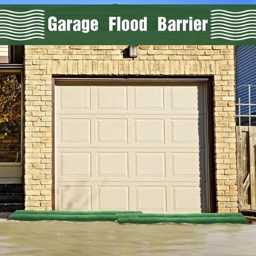 Vista 6 de Threan 4 Piezas Sacos de Arena Largos de Lona para Inundaciones Bolsas de Tubo de Arena Protección contra Inundaciones Engrosadas Reutilizables