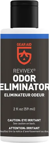 Vista 3 de GEAR AID Revivex Eliminador de olores, fórmula totalmente natural para eliminar aromas de tiendas de campaña, calzado y equipo deportivo, 1 litro
