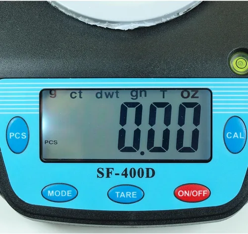Vista 2 de Horizon SF-400D - Báscula digital de precisión (17.64 oz x 0.00 oz), base grande, función de conteo