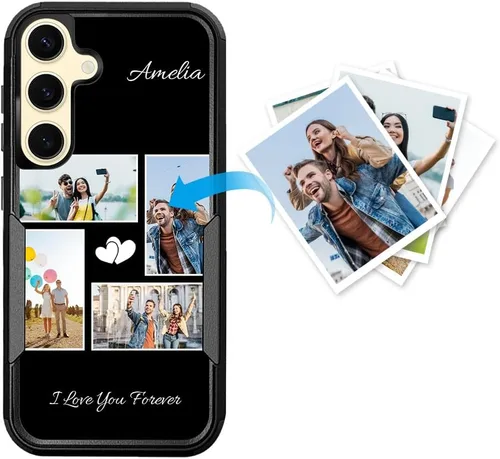 Vista 78 de Funda de teléfono personalizada para Galaxy S20 FE 5G, funda para teléfono multifoto, funda protectora resistente de doble capa a prueba de golpes