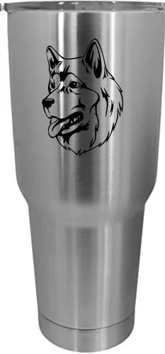 Vista 349 de Cairn Terrier - Vaso grabado con temática de perro, 30 onzas
