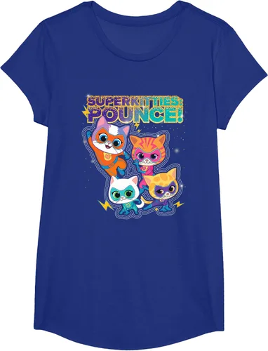 Vista 24 de Disney Junior SuperKitties Pounce! Camiseta de equipo completo, talla S