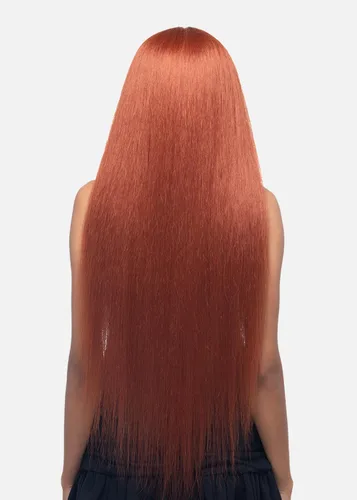 Vista 3 de Vivica A. Fox WNB-1, mezcla de cabello humano, peluca de encaje frontal, color 1, negro azabache