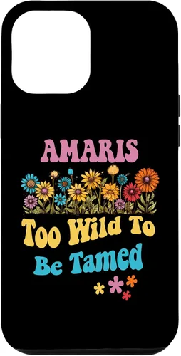 Vista 6 de Funda con nombre de AMARIS para iPhone 14 AMARIS con nombre de flores silvestres para niñas