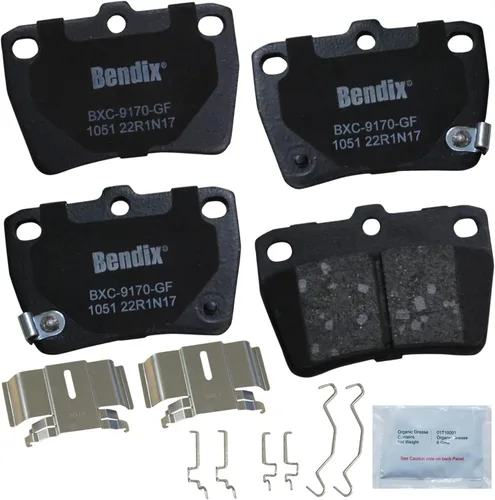 Vista 83 de Bendix Priority1 CFC154 - Juego de pastillas de freno de disco para Avanti II, Century, LeSabre, Regal, Riviera, chasis comercial, DeVille