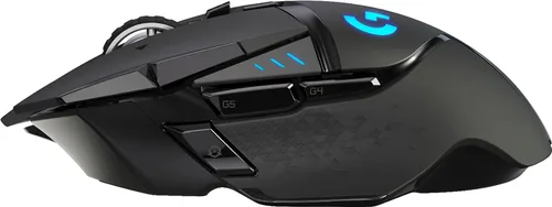 Vista 4 de Logitech G502 Lightspeed Mouse inalámbrico para juegos sensor Hero 25K 25600 DPI RGB 11 botones programables larga duración de la batería compatible