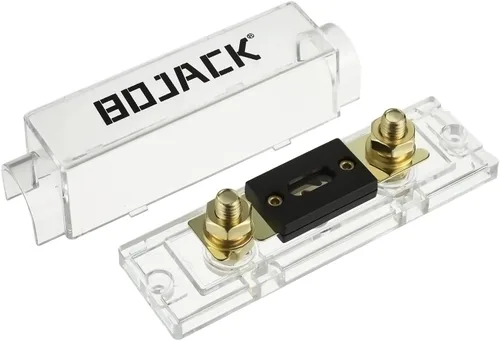 Vista 4 de BOJACK Soporte de fusibles ANL de calibre 0/2/4 y fusibles ANL de 20 amperios para bloque de fusibles AWG de calibre 0, 2, 4, 8, portafusibles